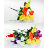 Букет цветов искусств. №526 D=6см (9 цветков) L 45см (уп. 40 Цена за уп!)