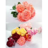 Букет цветов искусств. №1143 D=15см (7 цветков) L 50см (уп. 20 Цена за уп!)