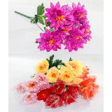 Букет цветов искусств. №1148 D=10см (6 цветков) L 50см (уп. 20 Цена за уп!)