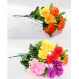 Букет цветов искусств. №1155 D=8см (7 цветков) L45см  (уп. 20 Цена за уп!)