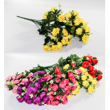 Букет цветов искусств. №1163 D=3см (12 цветков) L45см  (уп.20 Цена за уп!)