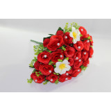 Букет цветов искусств. №1193 D=6см (24 цветков) L 40см (уп. 10 Цена за уп!)