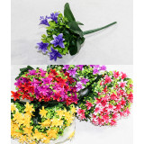 Букет цветов искусств. №1211 D=2см (5 цветков) L20см  (уп.100 цена за уп!)