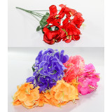 Букет цветов искусств. №1206 D=8см (6 цветков) L30см  (уп.50 цена за уп!)