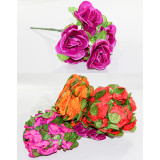 Букет цветов искусств. №1205 D=6см (6 цветков) L30см  (уп.50 цена за уп!)