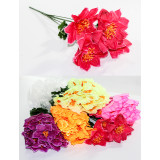 Букет цветов искусств. №569 D=12см (6цветков) L 40см (уп. 50 Цена за уп!)