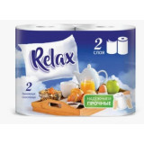 Полотенце бумажное RELAX двухслойные (2рул) мал.рулон 2055