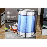 Чайник Добрыня эл. DO-1272B 2л 1800Вт стекло нжс синий