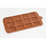 Форма силиконовая для льда и шоколада 21*10,5*0,4см на 12 ячеек FY-0214 6427