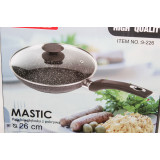 Сковорода алюмин. 26 см с антипригар. покр, ручка Soft Touch, без крышки 18083-26 4263