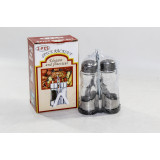 Солонка+перечница на подставке арт 16170-4 7693