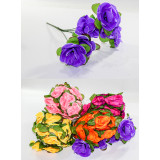 Букет цветов искусств. №1305 D=8см (6 цветков) L 40см (уп. 50 Цена за уп!)