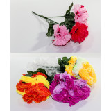 Букет цветов искусств. №1306 D=6см (6 цветков) L 36см (уп. 50 Цена за уп!)