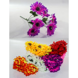 Букет цветов искусств. №1308 D=9см (6 цветков) L 37см (уп. 50 Цена за уп!)