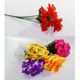 Букет цветов искусств. №1309 D=10см (6 цветков) L 37см (уп. 50 Цена за уп!)