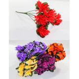 Букет цветов искусств. №1314 D=8см (6 цветков) L 30см (уп. 50 Цена за уп!)