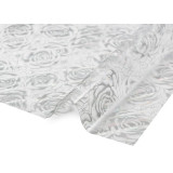 Клеенка силикон прозрач с рисун Dekorelle 0,8*20м  021-S/4874серебро проз.фон