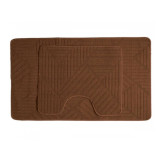 Набор ковриков д/ванной AQUA-PRIME CROSS LOOP (50х80/40х50см) 2253 тем.корич 1642