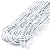 Резинка шляпная 1,5мм (уп 100м) МОТОК белая арт 3001, 5ШШБ (шт.) 