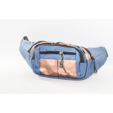 Сумка на ремень муж Y-711 синяя