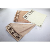 Полотенце кух. махра 35х75  железная петелька (прод по 24)