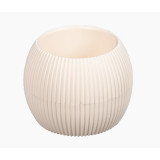 Горшок д/цветов Агава 1 л круглый (Слоновая кость)*40 6085