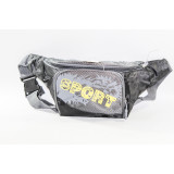 Сумка муж на ремень F-78 серая