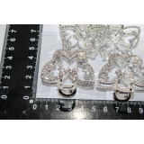 Краб метал GC-98-0175 (прод по 12) серебро