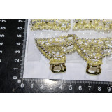 Краб метал GC-98-0175/2 (прод по 12) золото