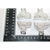 Краб метал GC-98-0175/2 (прод по 12) серебро