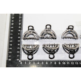 Краб мини металл GC-72 (прод по 12) черный