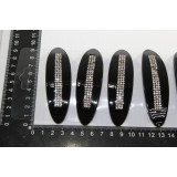 Заколка Автомат KP-5965 (прод по 6)*12 черная