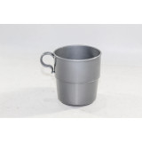 Кружка 0,3л с ручкой металик