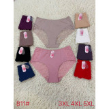 Плавки жен (3XL-5XL) (прод по 3) 811 фиолет