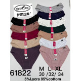 Плавки жен (M-XL) (прод по 3) 61822 зеленый