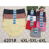 Плавки жен (4XL-6XL) (прод по 6) 6201 красный