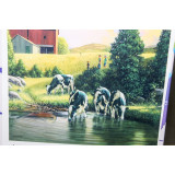 Картина рисование по номерам 40х30 KTL 2218 Коровы