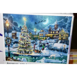 Картина рисование по номерам 40х30 KTL 3109 Елка новогодняя