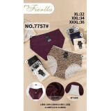 Плавки жен (XL-3XL) (прод по 3) 7757 бордо