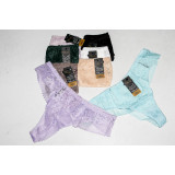 Стринги (L-3XL) (прод по 3) 1106 зеленые