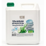 Гель д/мытья посуды VESTAR 5л Огурец Алоэ Канистра*4  7207