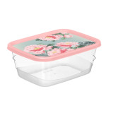 Контейнер для продуктов прямоугольный 0,85 с декором 