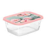 Контейнер для продуктов прямоугольный 1,5 с декором 