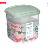 Емкость д/сыпучих продуктов 1,8л с св. зеленый*12 9861