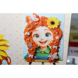 Картина из пряжи на подрамнике 23*30 HFPQ8C 180-2