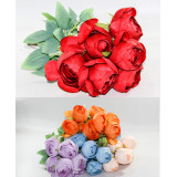 Букет цветов искусств. №704 D=8см (7 цветков) L 40см (уп. 10 Цена за уп!)