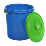 Бак 45л пищевой цветной с крышкой 1592
