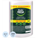 Полотенце  Master FRESH  хозяйственные ЭКОНОМ  в рулоне спанлейс 200 шт. 20*17см*12 9062