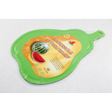 Доска разделочная (пласт) 37*25-0.4см Груша цвет и принт микс арт 35795-99897 9897