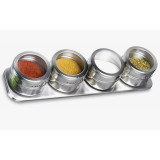 Набор 4 спецовника на магните упак 4*6см 6см,130мл 376-11 8096